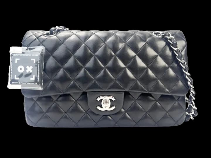 Chanel Classic Flap in black lambskin